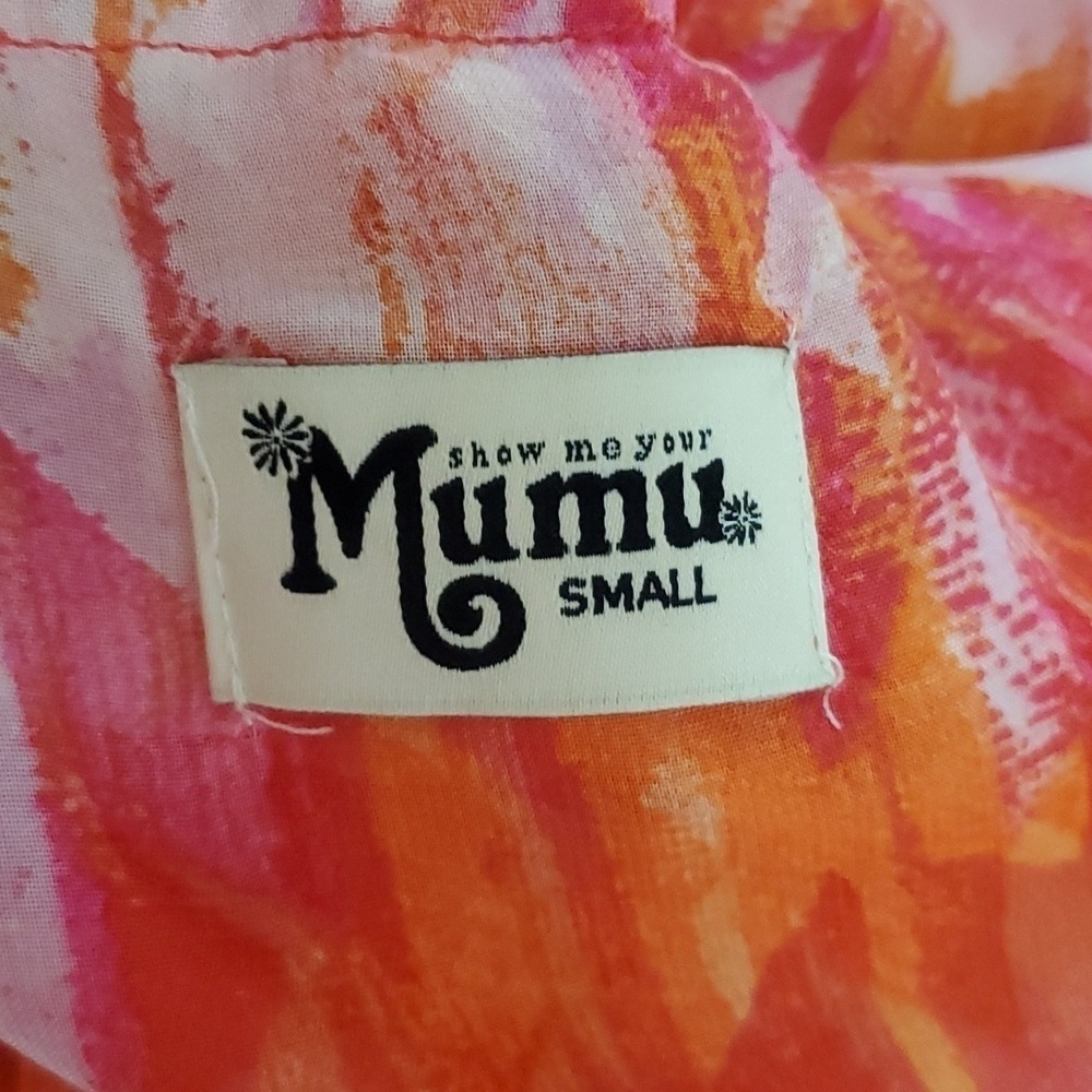 Show Me Your Mumu Rochester Maxi Dress With Side Split Red Size S - Picture 7 of 14
